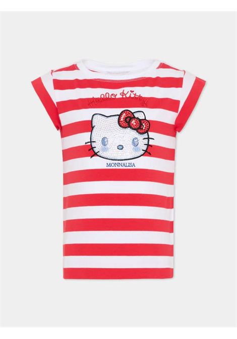 T-shirt con strass MONNALISA KIDS | 19G617 70429944